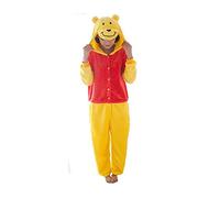 Mcdslrgo Unisex Warm Anime Costume Adult Cosplay Pajamas Homewear Sleepwear (Winnie Pooh, XL)