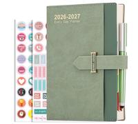 Mcdsuc Academic Diary 2026-2027 A5 Page A Day,Hardcover Organiser,Green