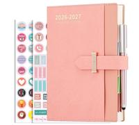 Mcdsuc Academic Diary 2026-2027 A5 Page A Day,Pink Hardcover Organiser
