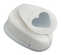MCE-Commerce A689954 Heart Punch 2.54 cm Plastic White