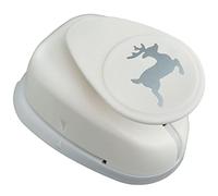 MCE-Commerce A689962 Reindeer Punch 2.54 cm Plastic White