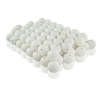 MCE-Commerce Cotton Balls 30 mm 100 Pieces, Cellulose, White, 3 cm