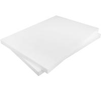 MCE-Commerce Polystyrene Sheets Rectangular 297 x 420 x 20 mm 2 Pieces for Crafts, Model Making, Creative Projects, Styrofoam, White, A3 29,7×42×2 cm