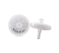 MCE (Mix Cellulose Ester) Syringe Filters Diameter 25mm Pore Size 0.45um Sterilization Filters by Allpure Biotechnology (Mix Cellulose Ester, Pack of 100)