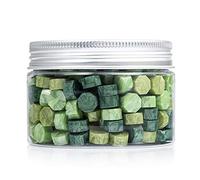 Mceal 200 Pieces Sealing Wax Beads Green Mix Three Colors