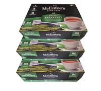 McEntees Breakfast Blend Teabags 80 Teabags (Pack of 3)