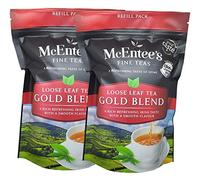 McEntee's Irish Loose Leaf Gold Blend Tea - ( Pack of 2 ) - 250g Refill Bag - Expertly Blended in Ireland to give that Perfect Cup of Tea. A Traditional Irish Blend of Assam and Kenyan Tea.