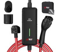 MCEVKELN EV Charger Cable Type 2 To 3 Pin 2.3kW 10M 10A IP67 Waterproof Electric Car Charger Type 2 Charging Cable 3 Pin Advanced Protection car charging cable Suitable for EVs & PHEVs