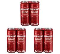 McEWAN'S Export Original Scottish Premium Beer, 4 x 500ml (Pack of 3)