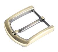 McFanBe 1.5 Inches (38-40 mm) Belt Buckle Single Prong Square Replacement Buckle for Men Women Belt (Bronze01)