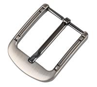 McFanBe 1.5 Inches (38-40 mm) Belt Buckle Single Prong Square Replacement Buckle for Men Women Belt (Grey11)