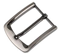 McFanBe 1.5 Inches (38-40 mm) Belt Buckle Single Prong Square Replacement Buckle for Men Women Belt (Grey12)