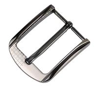 McFanBe 1.5 Inches (38-40 mm) Belt Buckle Single Prong Square Replacement Buckle for Men Women Belt (Grey10)