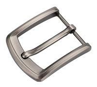 McFanBe 1.5 Inches (38-40 mm) Belt Buckle Single Prong Square Replacement Buckle for Men Women Belt (Grey08)
