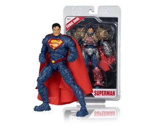 McFarlane 64385949 DC Multiverse Gold Edition Superman Figure with Comic Exclusive from the Superman Ghosts of Krypton Collection, Articulated in 22 Points, Measures 18 cm, for Collectors, Bizak
