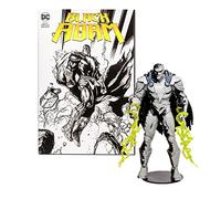 McFarlane Toys, DC 7-inch Black Adam (Line Art Variant) Action Figure with 22 Moving Parts, Collectible DC Black Adam Figure with Stand Base, Comic and Unique Collectible Character Card - Ages 12+