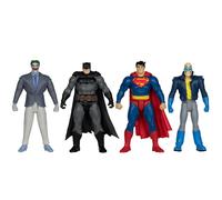 McFarlane DC Direct Page Punchers 4pk Batman, Son of Batman, Superman & The Joker (The Dark Knight Returns) Gold Label 3in Figures with Comic Toys