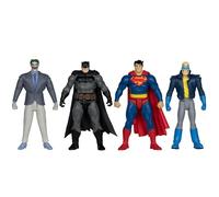 McFarlane DC Direct 3 Figure with Comic Black Suit Batman & DKR#3 Son of Batman & Superman & DKR#4 Joker 4 Pack Action Figures
