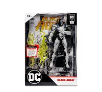 McFarlane DC Direct Page Punchers Black Adam Black & White Figure + Comic