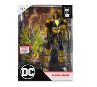 McFarlane Toys, 7-Inch DC Direct Black Adam Action Figure with 22 Moving Parts, Collectible DC Black Adam Comic Figure with Unique Collectible Character Card and Comic Book - Ages 12+