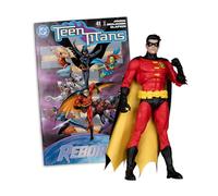McFarlane DC Direct Page Punchers Robin (Teen Titans #41) 7in Action Figure with Comic Toys