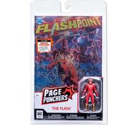 McFarlane Toys, DC Page Punchers, 3-Inch DC Comic The Flash (Metalic) Action Figure with 5 points of articulation, Collectible DC Figure with Character Comic Book - Ages 12+