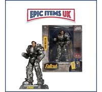 McFarlane Fallout Hank Maclean Season 2 Movie Maniacs Figure Red Platinum Ed.