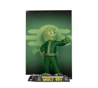 McFarlane Fallout Vault Boy Glow in The Dark Edition Gold Label 5in Posed Figure Toys