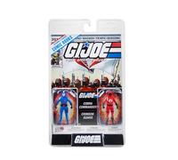 McFarlane G.I. JOE 3IN FIGURE WITH COMIC 2PK - WAVE 1 - COBRA COMMANDER & CRIMSON GUARD