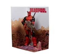 McFarlane Marvel Deadpool 1:6th Scale Collectible with Scene & Comic (Deadpool #1) Toys