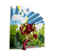 McFarlane Marvel Iron Man 1:10th Scale Posed Figure with Scene (The Invincible I