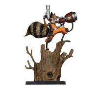 McFarlane Marvel Rocket Racoon 1:6th Scale Collectible with Scene (Rocket Racoon: A Chasing Tale #1) Toys