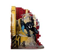 McFarlane Marvel Spider-Man (Symbiote Suit) 1:6th Scale Collectible with Scene & Comic (Based on The Amazing Spider-Man #300) Toys