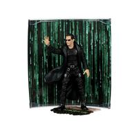 McFarlane Movie Maniacs Neo Age 12+ (The Matrix) 6" Posed Figure WV6 WB100 Toys - Limited Edition with Scenic Backdrop and Environmental Base Display
