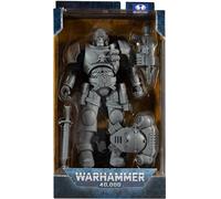 McFarlane Toys, Warhammer 40000 Reiver Action Figure with 22 Moving Parts, Unpainted Collectible Warhammer Figure with collectors stand base, Customise Your Figure - Ages 12+, Multicolor