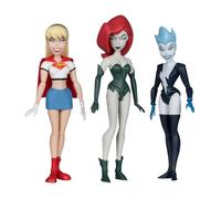 McFarlane The New Batman Adventures Poison Ivy Live Wire Supergirl (Girls' Night Out) 3pk Gold Label Toys