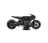 McFarlane Toys, 7-Inch DC Batman Batcycle Action Figure Vehicle with Rotating Wheels and Turning Handlebars, Collectible DC Batman Movie Vehicle with Stand Base and Unique Collectible Character Card - Ages 12+