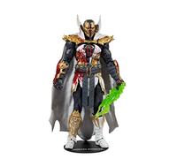 McFarlane Toys, 7-inch Malefik Spawn (Bloody Disciple) Mortal Kombat 11 Figure with 22 Moving Parts, Collectible Mortal Kombat Figure with collectors stand base - Ages 14+