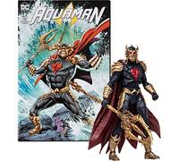 McFarlane Toys DC Direct Page Punchers Ocean Master 7-Inch Action Figure - Incredibly Detailed Rival of Aquaman with Ultra Articulation, Trident, Comic, and Collectible Art Card