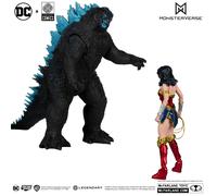 McFarlane Toys DC Justice League Monsterverse Wonder Woman Vs Atomic Blast Godzilla 2 Pack Action Figures