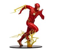 McFarlane Toys, DC Multiverse 12-inch The Flash Figure Statue, Collectible DC The Flash Movie Posed Statue with Unique Collector Character Card - Ages 12+, Red