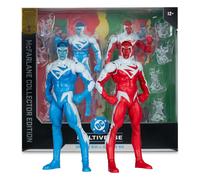 McFarlane Toys DC Multiverse 2-Pack Superman Blue vs. Red (Gold Label) Figure