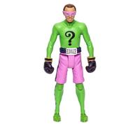 McFarlane Toys, DC Multiverse, 5-inch DC Retro Riddler Boxing Action Figure with Action Word Bubbles, Collectible DC Retro 1960's TV Figure - Ages 12+