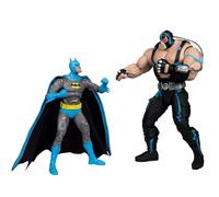 McFarlane Toys DC Multiverse 7-Inch with Megafig 2-Pack - Batman vs Bane (Knightfall) Collectible Action Figure with Accessories and Art Card