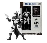 McFarlane Toys DC Multiverse Batman 7-Inch Scale Figure - Sketch Artist Edition with Exclusive Accessories, Ultra Articulation, Designer Box, and Collectible Art Card for Collectors