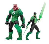 McFarlane Toys DC Multiverse Kilowog & Green Lantern (Kyle Rayner) Gold Label 2-Pack 7" Inch Action Figures - Highly Detailed Collectible Set