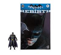 McFarlane Toys, DC Page Punchers, 3-Inch Batman Action Figure With 5 Points of Articulation, Collectible Figure With Rebirth Comic Book - Ages 12+