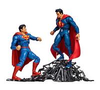 McFarlane Toys, DC Universe Superman vs Superman of Earth-3 with Atomica, 7-inch Action Figure with 22 Moving Parts, 2pk, Multicolour Figure - Ages 12+