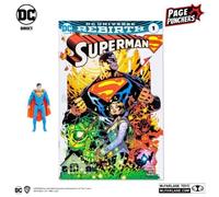 McFarlane Toys DCC85543 Action Figure DC Page Punchers Superman + Comic 3in AF