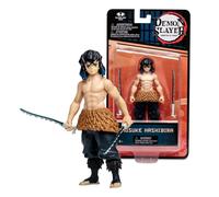 McFarlane Toys Demon Slayer Inosuke Hashibira 5-Inch Action Figure - Fun Pint-Sized Collectible with Articulation, 2 Swords, and Demon Slayer Season 1 Look